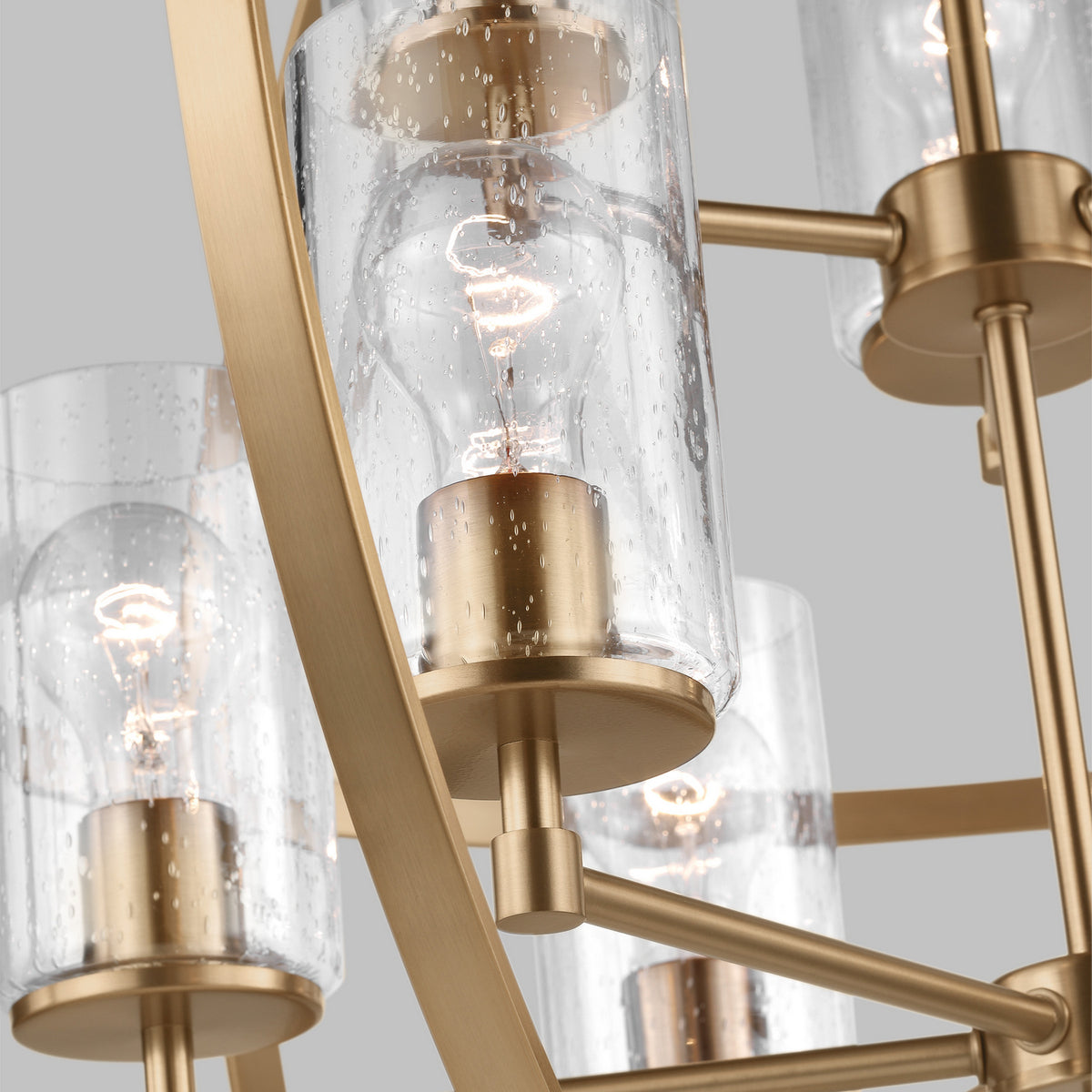 Alturas Nine Light Chandelier — Clear Seeded
