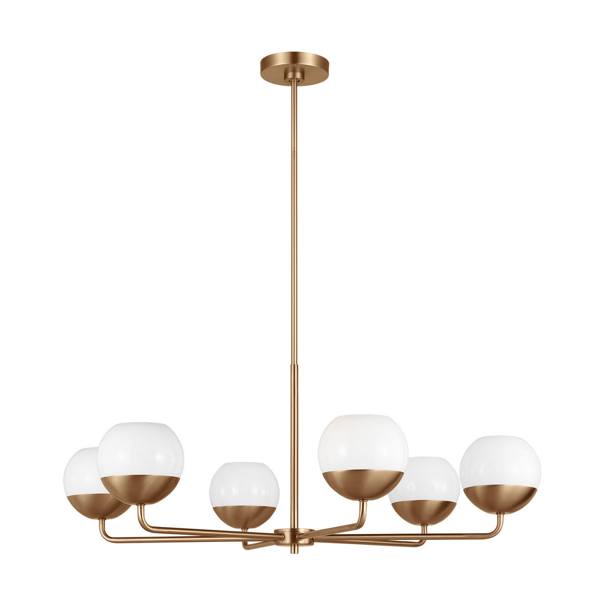Alvin 6-Light Chandelier — 9 W