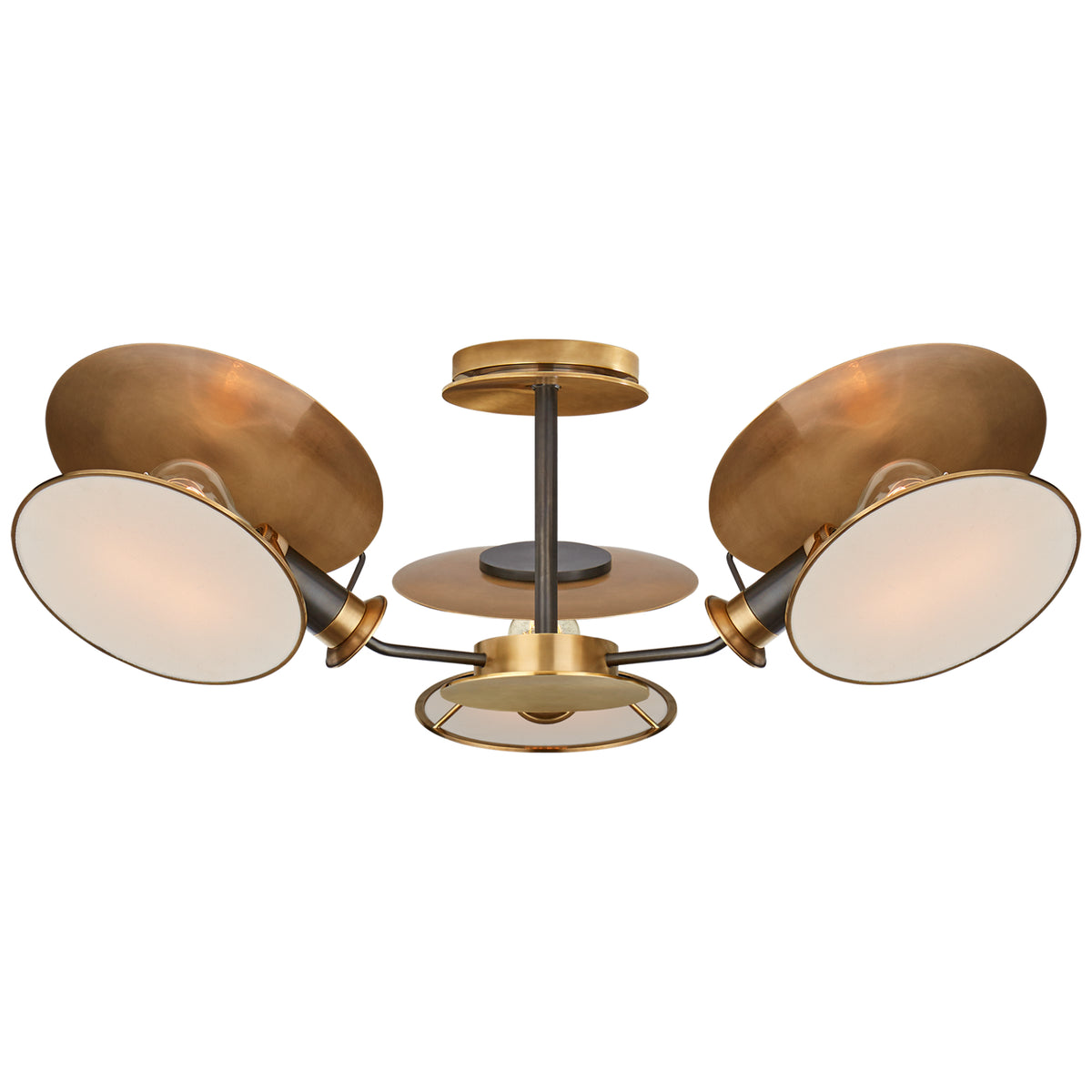 Osiris Medium Reflector Semi-Flush Mount