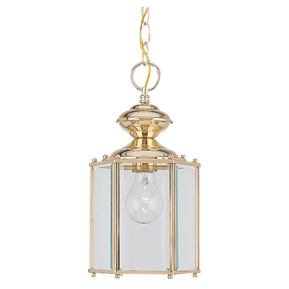 One Light Outdoor Semi-Flush Convertible Pendant