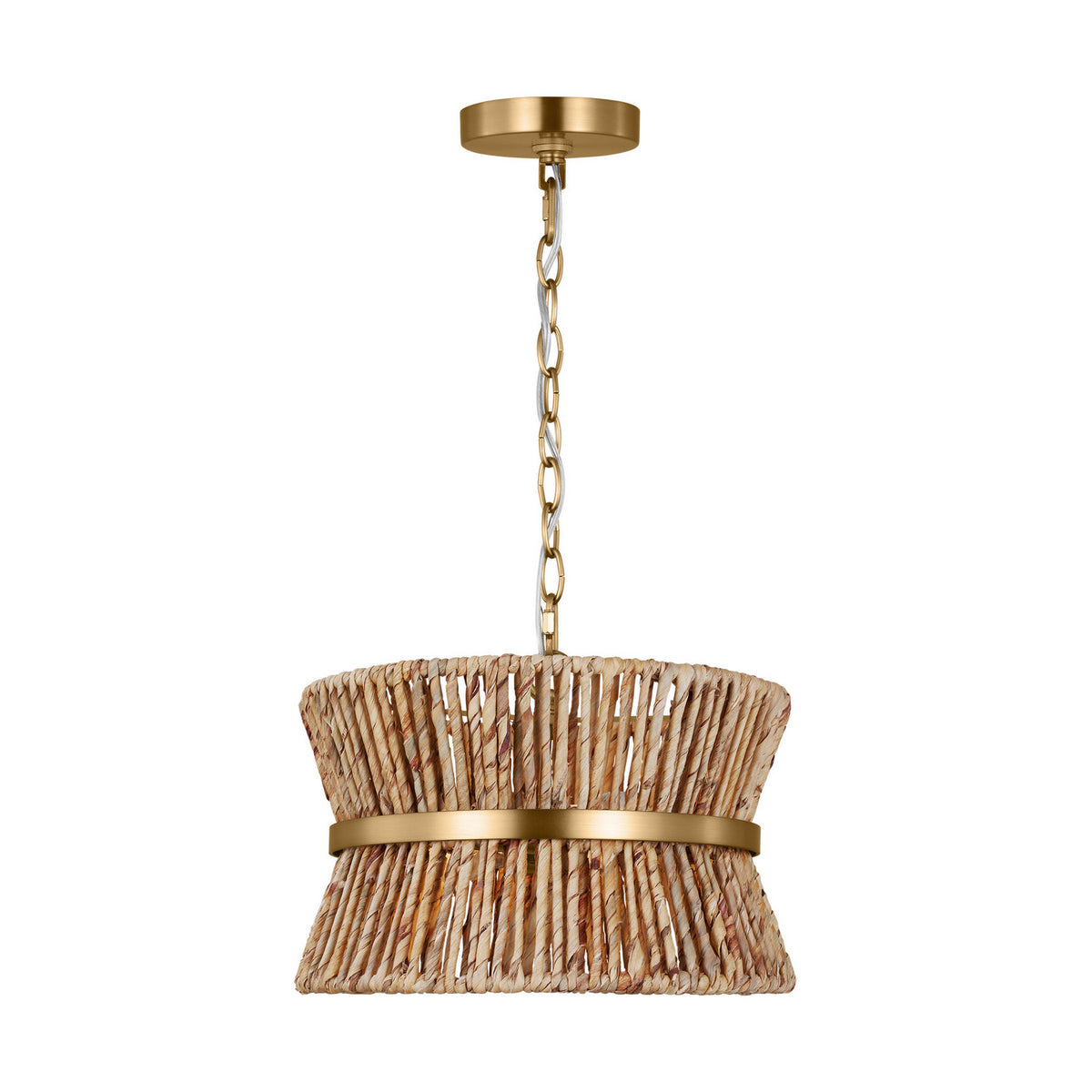 Two Light Pendant — Woven/Natural