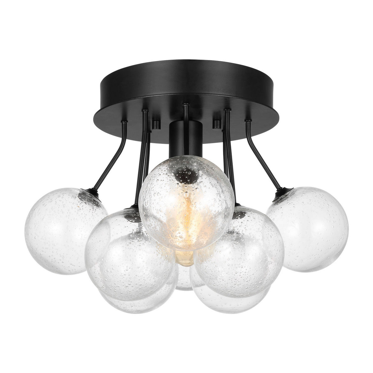 One Light Semi-Flush Mount