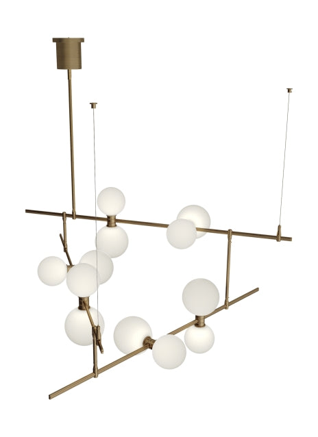 ModernRail Chandelier 2