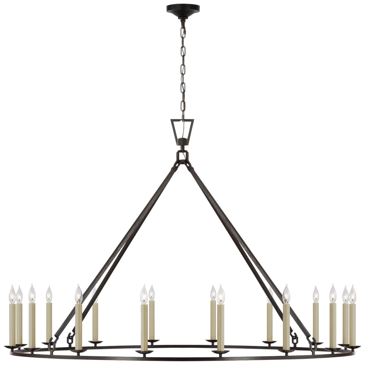 Darlana Oversized Single Ring Chandelier