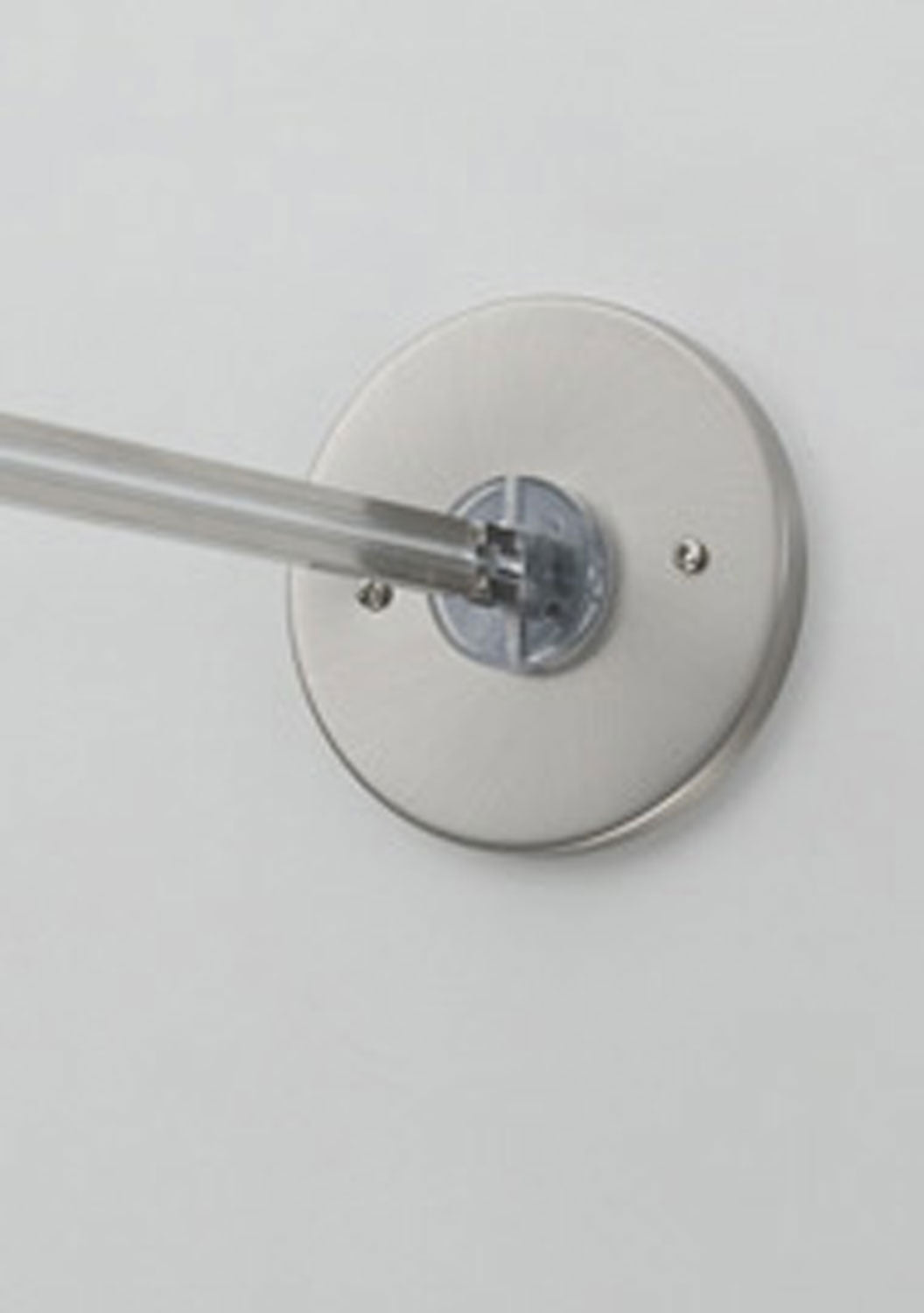 MonoRail 4" Round Direct-End Power Feed — Satin Nickel