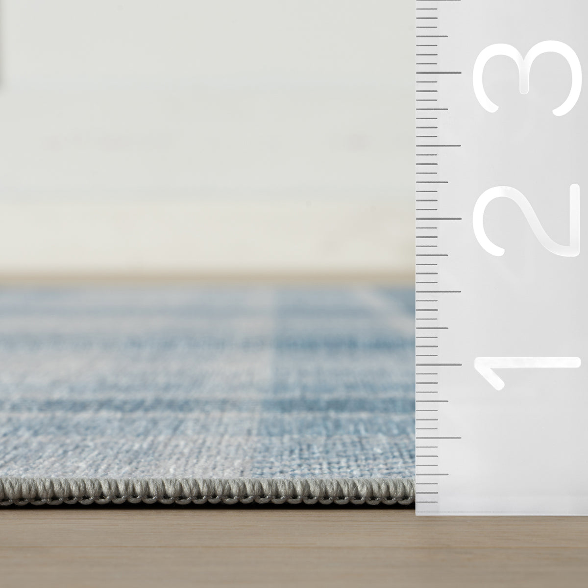 Andri Modern Plaid Machine Washable Rug