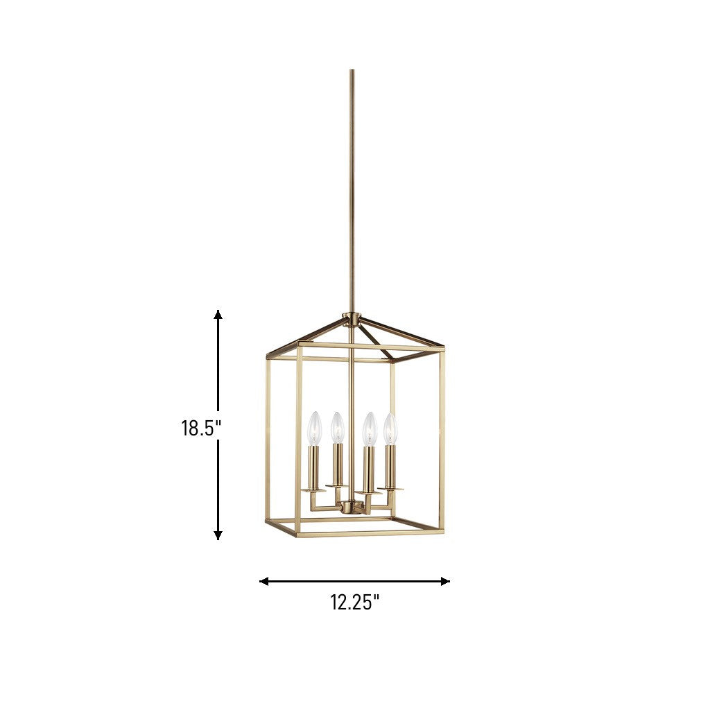 Perryton Four Light Hall/Foyer Pendant — 18.50"
