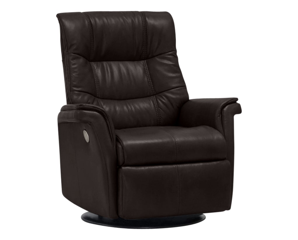 Sauvage Leather Truffle M | Norwegian Comfort Denver Recliner - Promo | Valley Ridge Furniture