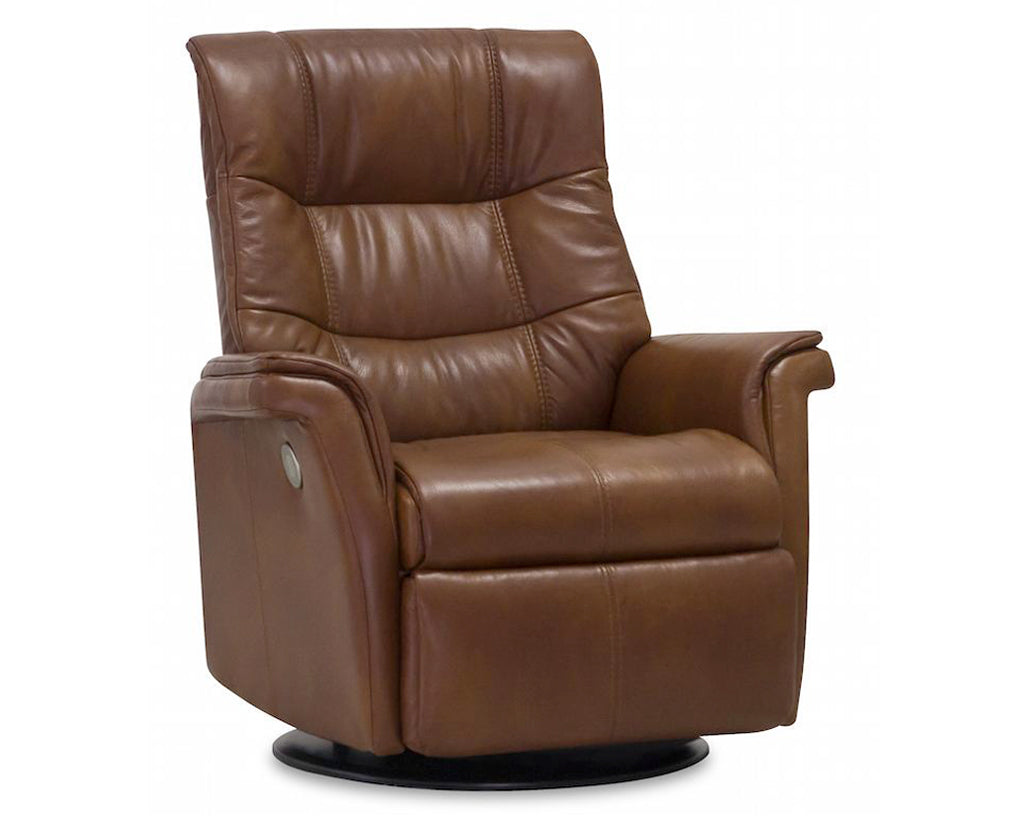 Trend Leather Cognac L | Norwegian Comfort Denver Recliner - Promo | Valley Ridge Furniture