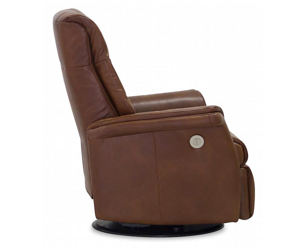 Trend Leather Cognac M | Norwegian Comfort Denver Recliner - Promo | Valley Ridge Furniture