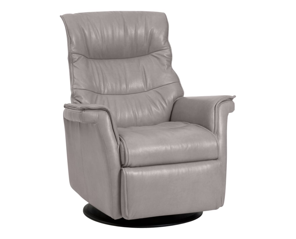 Trend Leather Cinder L | Norwegian Comfort Chelsea Recliner - Promo | Valley Ridge Furniture