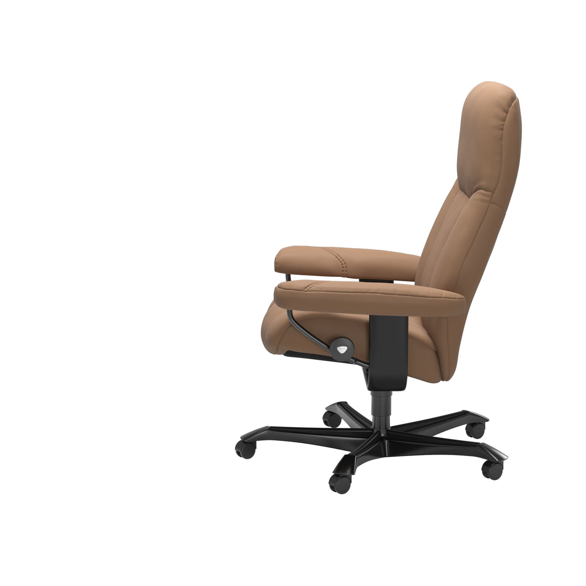 Consul - Office Chair - Batick Latte - Black Wood
