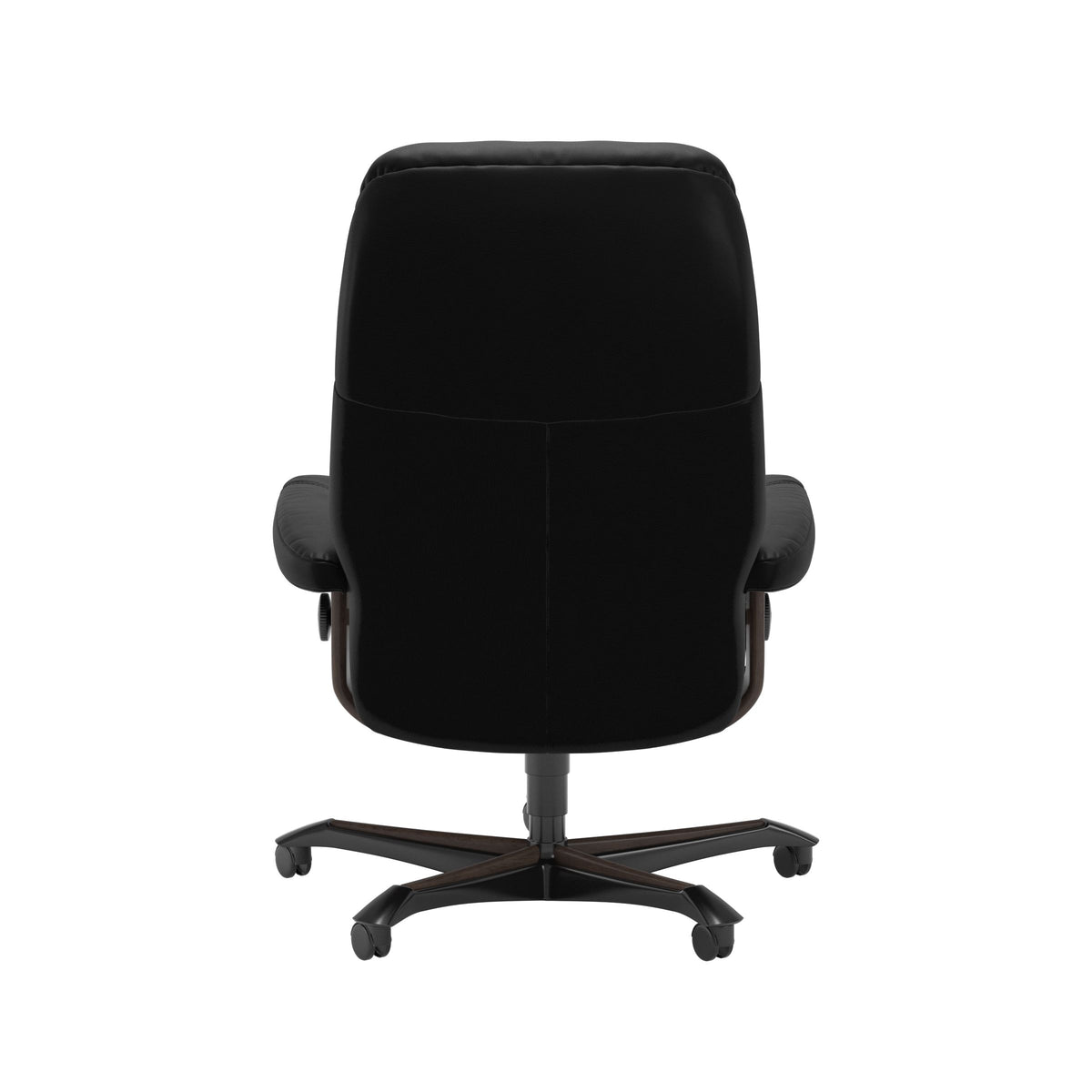 Consul - Office Chair - Batick Black - Wenge Wood
