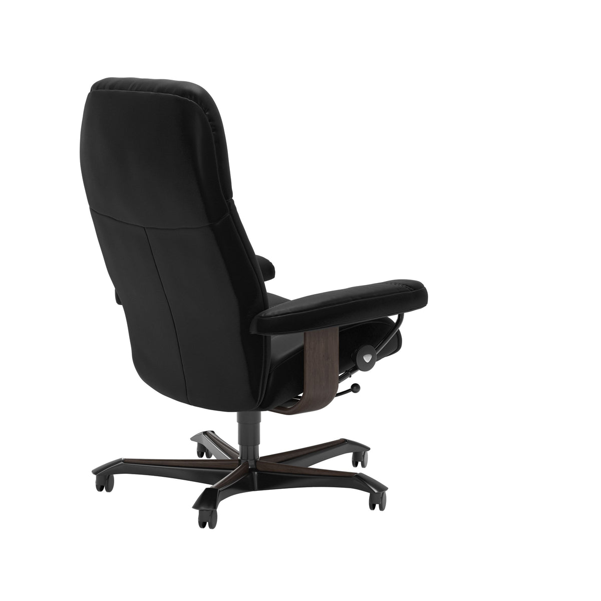 Consul - Office Chair - Batick Black - Wenge Wood