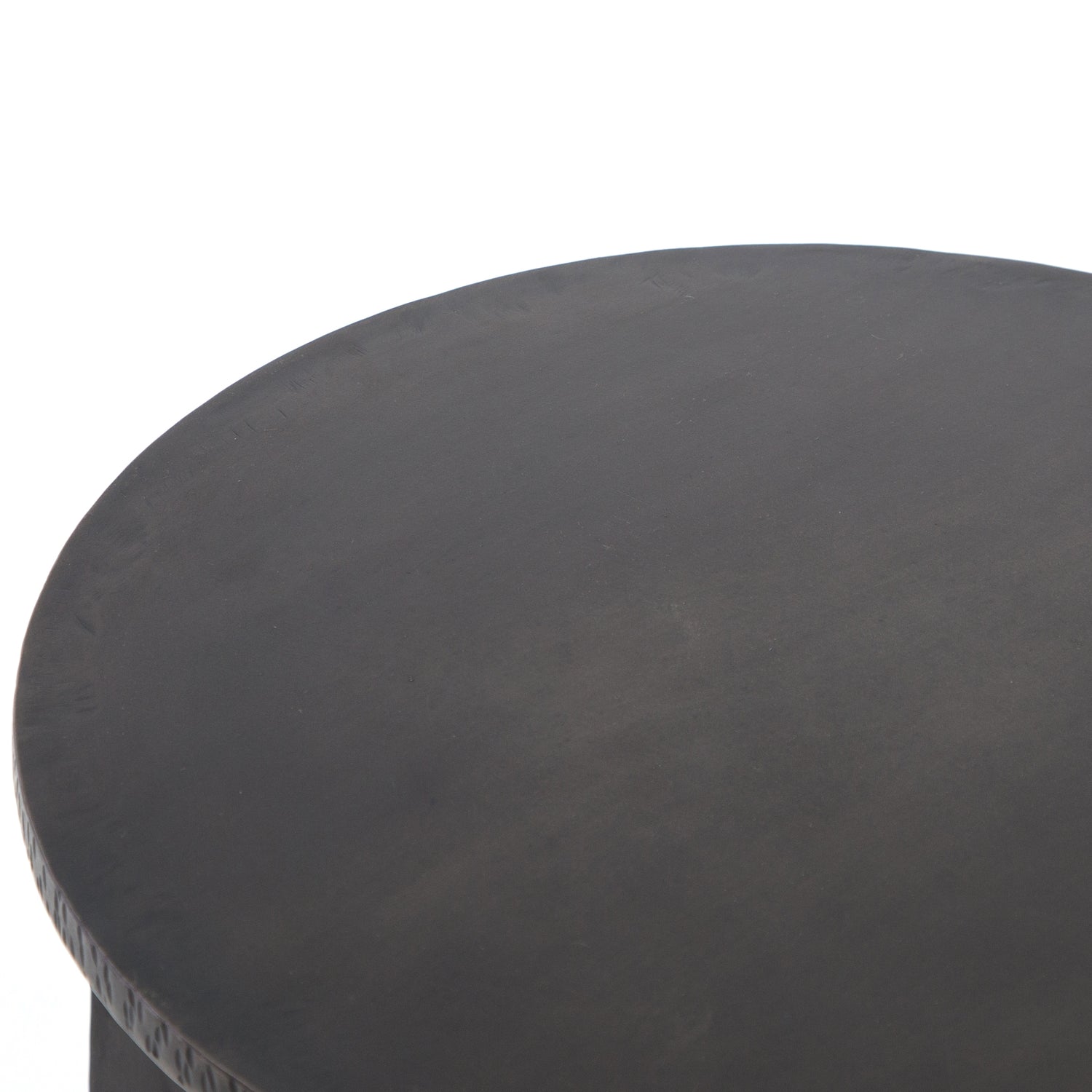 Rustic Fossil Iron | Griffon Side Table | Valley Ridge Furniture