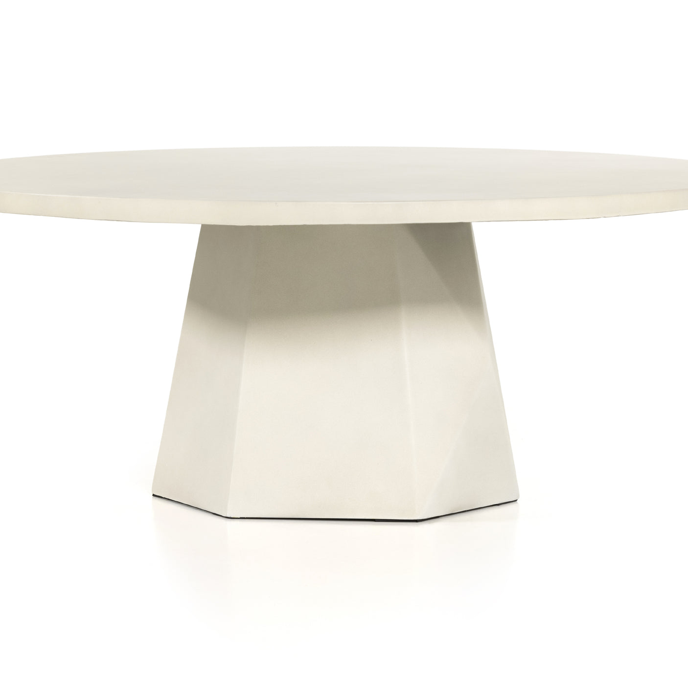 White Concrete | Bowman Outdoor Coffee Table | Valley Ridge Furniture