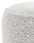 Knoll Domino Fabric & Brushed Ebony Parawood | Sinclair Round Ottoman | Valley Ridge Furniture