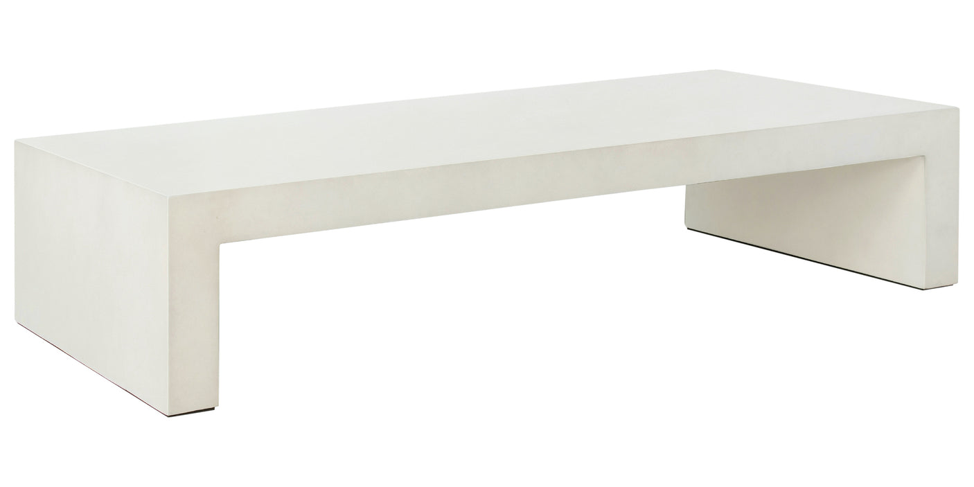 White Concrete | Parish Coffee Table | Valley Ridge Furniture