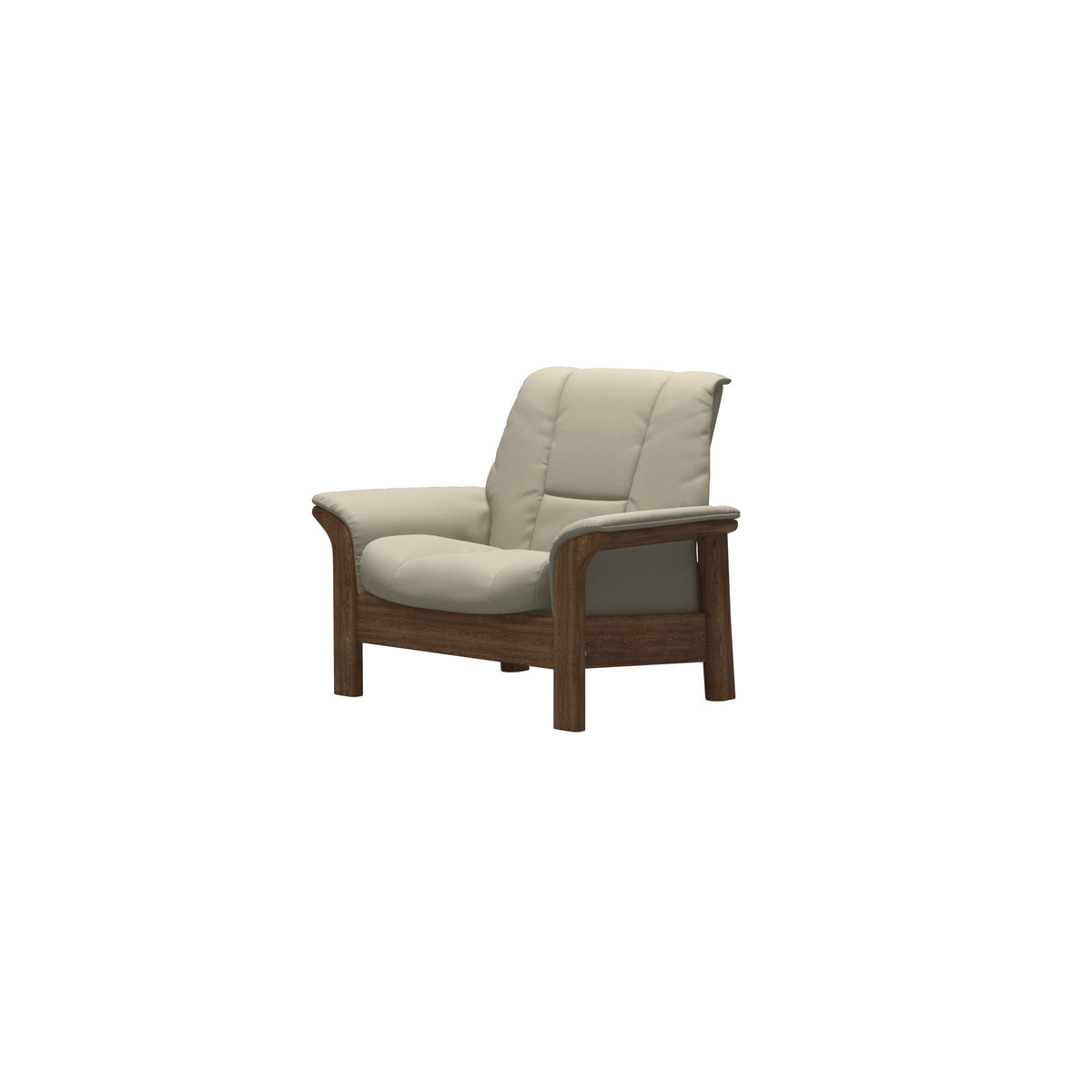 Buckingham LB Chair - Paloma Light Grey - Teak