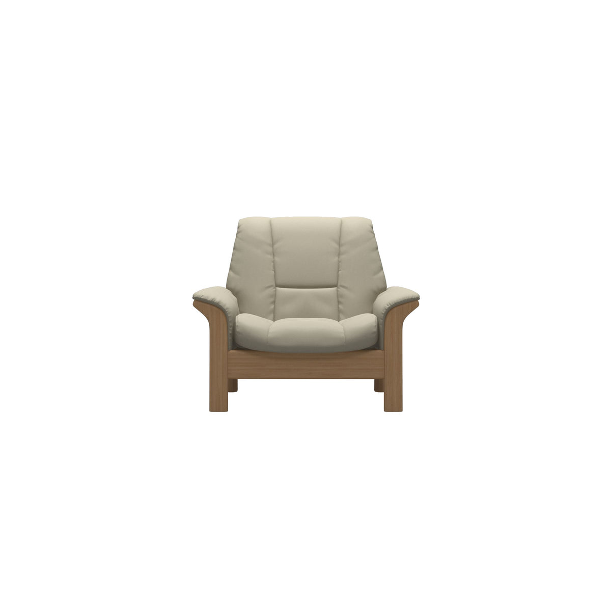 Buckingham LB Chair - Paloma Light Grey - Oak