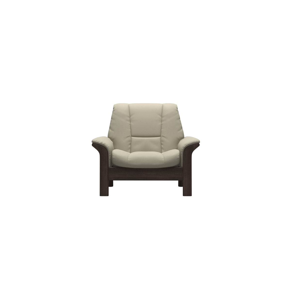 Buckingham LB Chair - Paloma Light Grey - Wenge