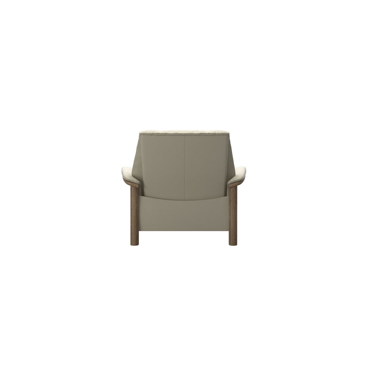 Buckingham LB Chair - Paloma Light Grey - Smoked Oak