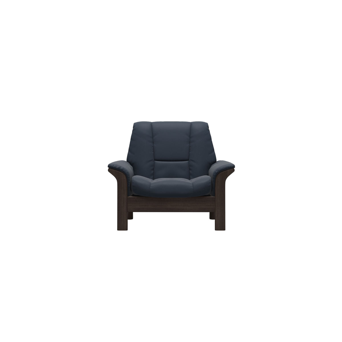 Buckingham LB Chair - Paloma Oxford Blue - Wenge