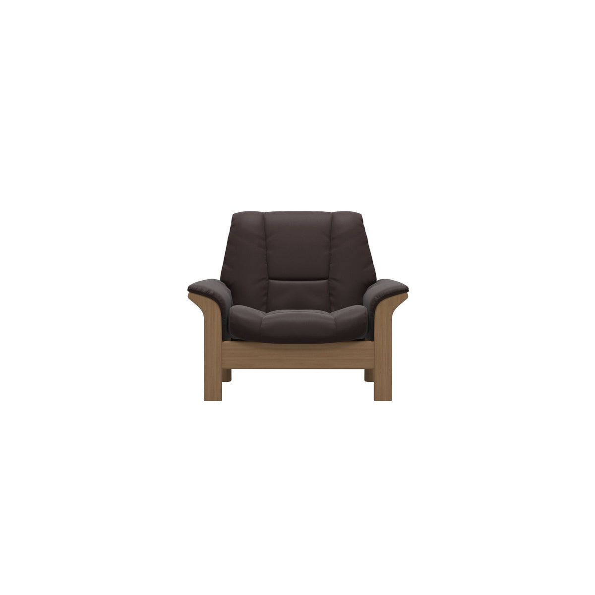 Buckingham LB Chair - Paloma Chocolate - Oak