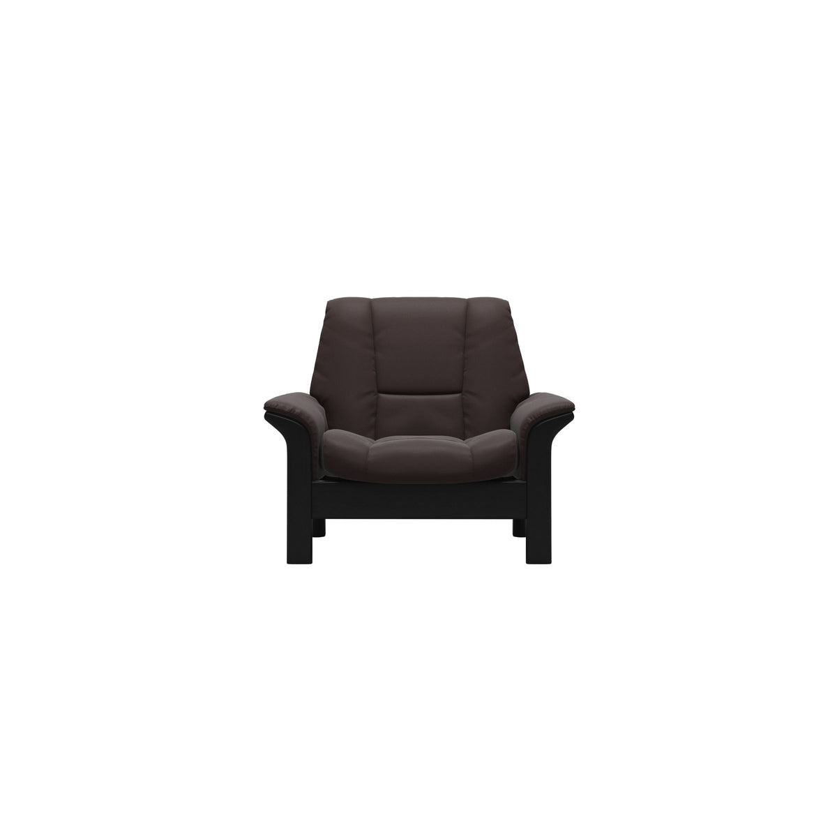 Buckingham LB Chair - Paloma Chocolate - Black