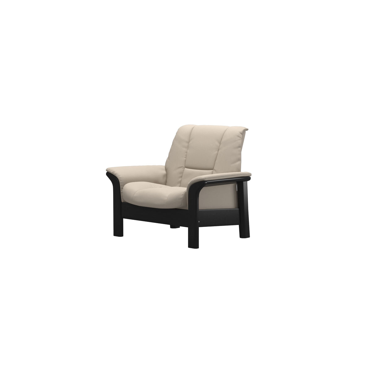 Buckingham LB Chair - Paloma Fog - Black