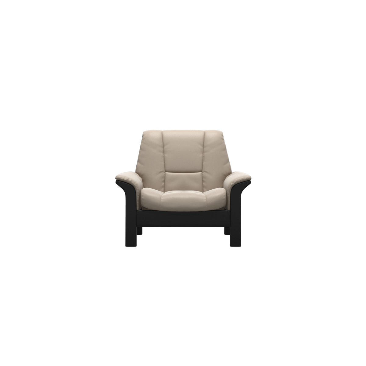 Buckingham LB Chair - Paloma Mushroom - Black