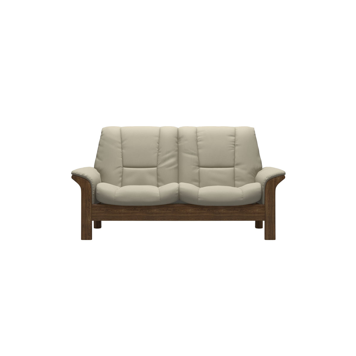 Buckingham LB 2-Seat - Paloma Light Grey - Teak