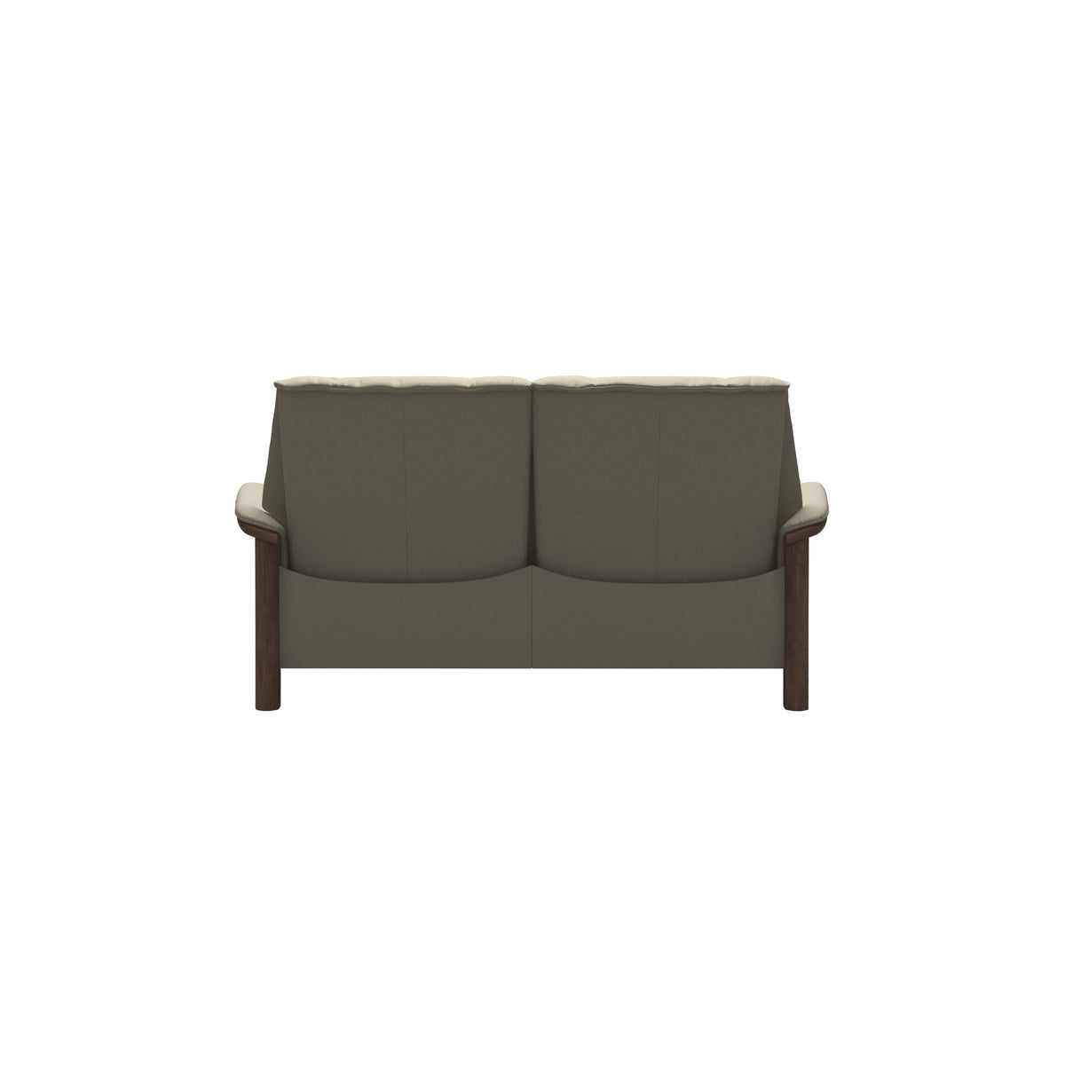 Buckingham LB 2-Seat - Paloma Light Grey - Walnut