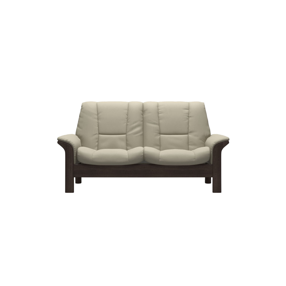 Buckingham LB 2-Seat - Paloma Light Grey - Wenge