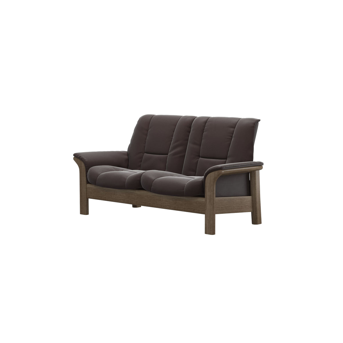 Buckingham LB 2-Seat - Paloma Chocolate - Smoked Oak
