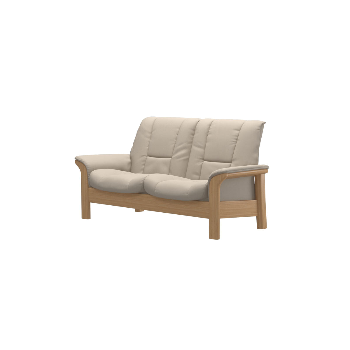 Buckingham LB 2-Seat - Paloma Fog - Oak