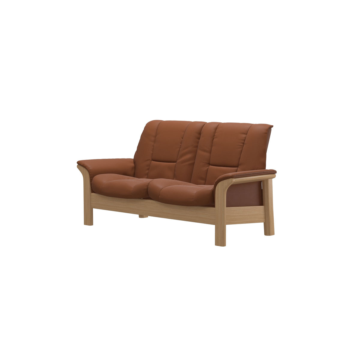 Buckingham LB 2-Seat - Paloma New Cognac - Oak