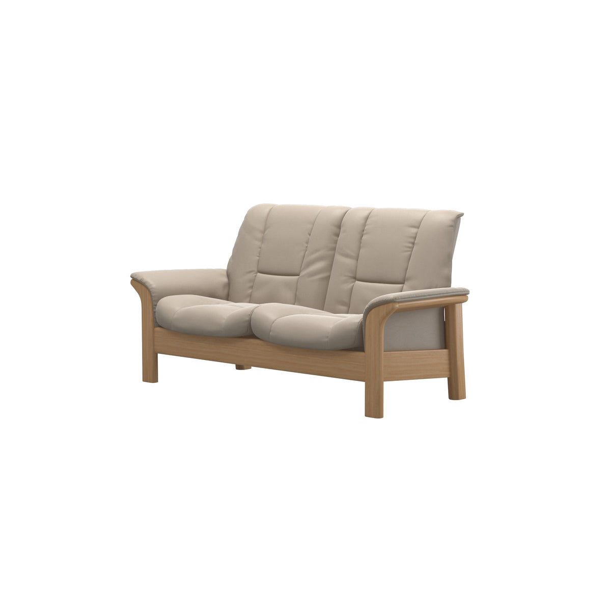 Buckingham LB 2-Seat - Paloma Mushroom - Oak