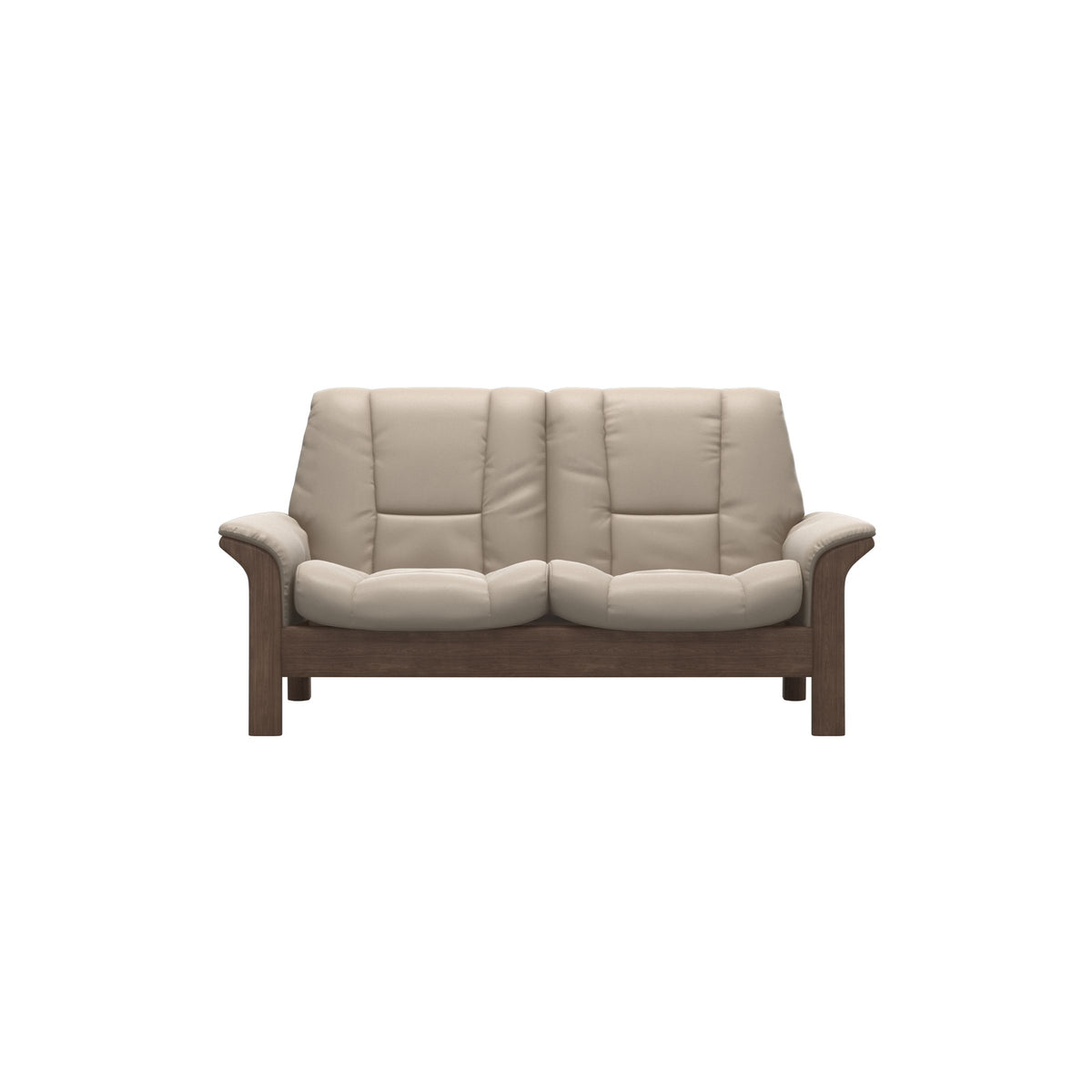 Buckingham LB 2-Seat - Paloma Mushroom - Walnut