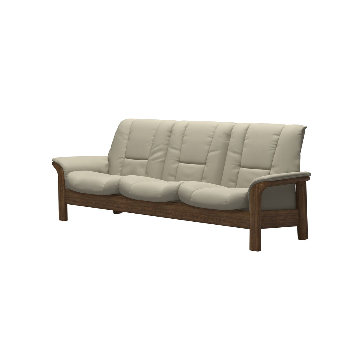 Buckingham LB 3-Seat - Paloma Light Grey - Teak