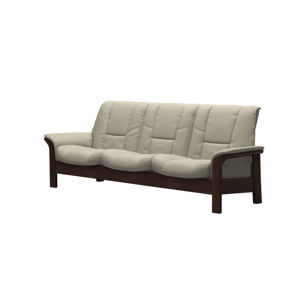 Buckingham LB 3-Seat - Paloma Light Grey - Brown
