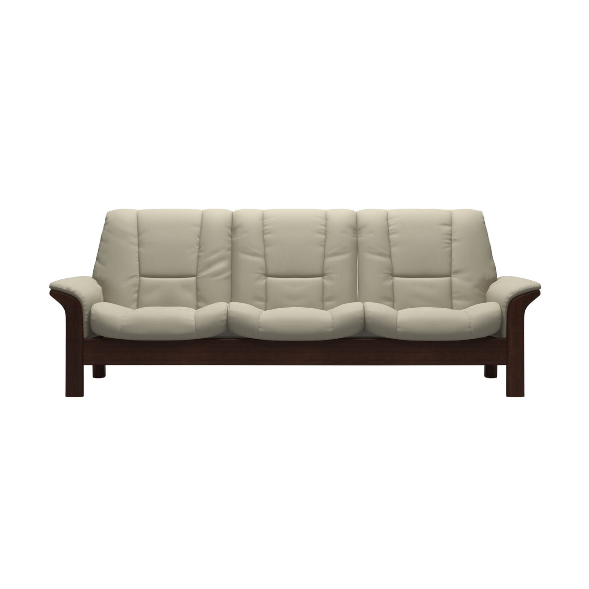 Buckingham LB 3-Seat - Paloma Light Grey - Brown