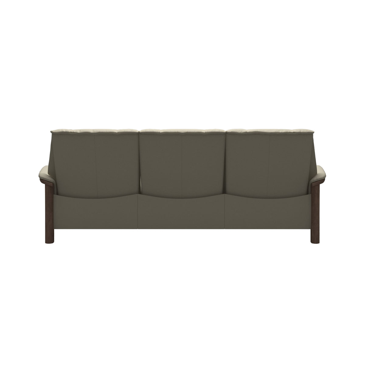 Buckingham LB 3-Seat - Paloma Light Grey - Walnut