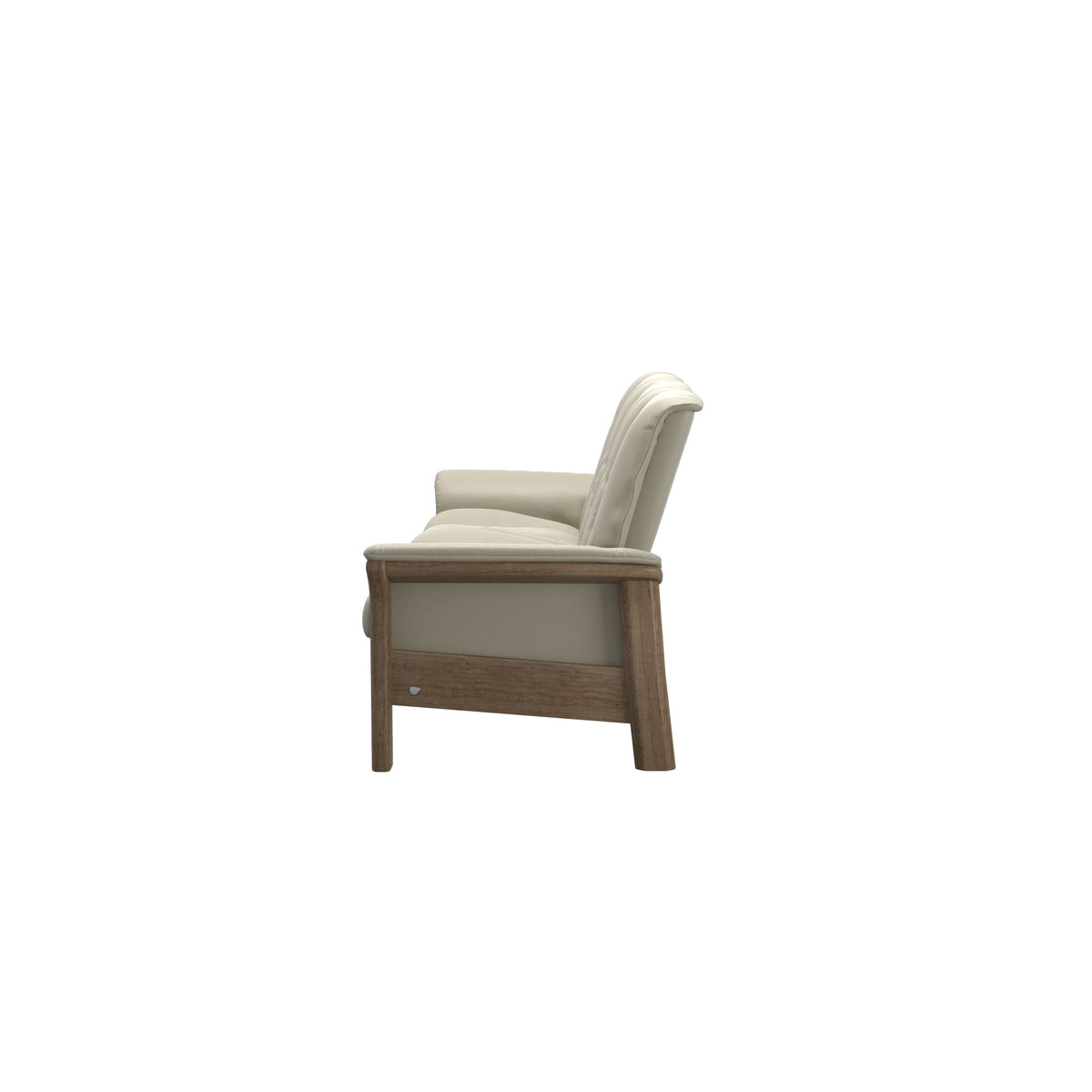 Buckingham LB 3-Seat - Paloma Light Grey - Smoked Oak