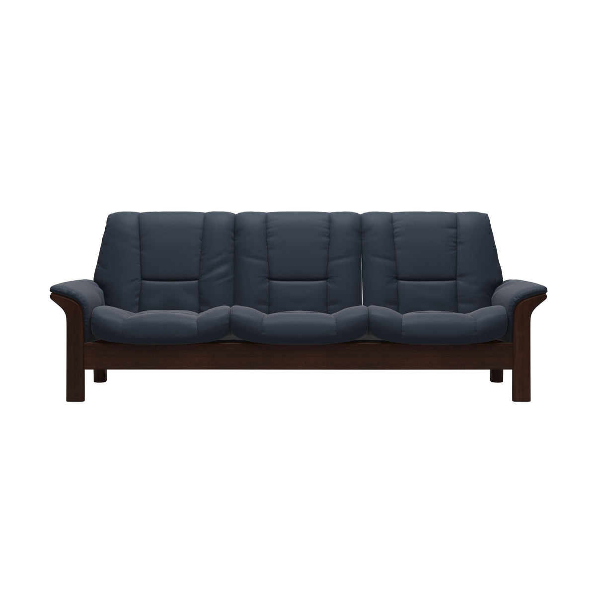 Buckingham LB 3-Seat - Paloma Oxford Blue - Brown