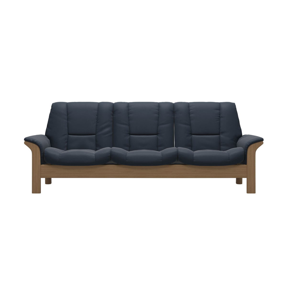 Buckingham LB 3-Seat - Paloma Oxford Blue - Oak