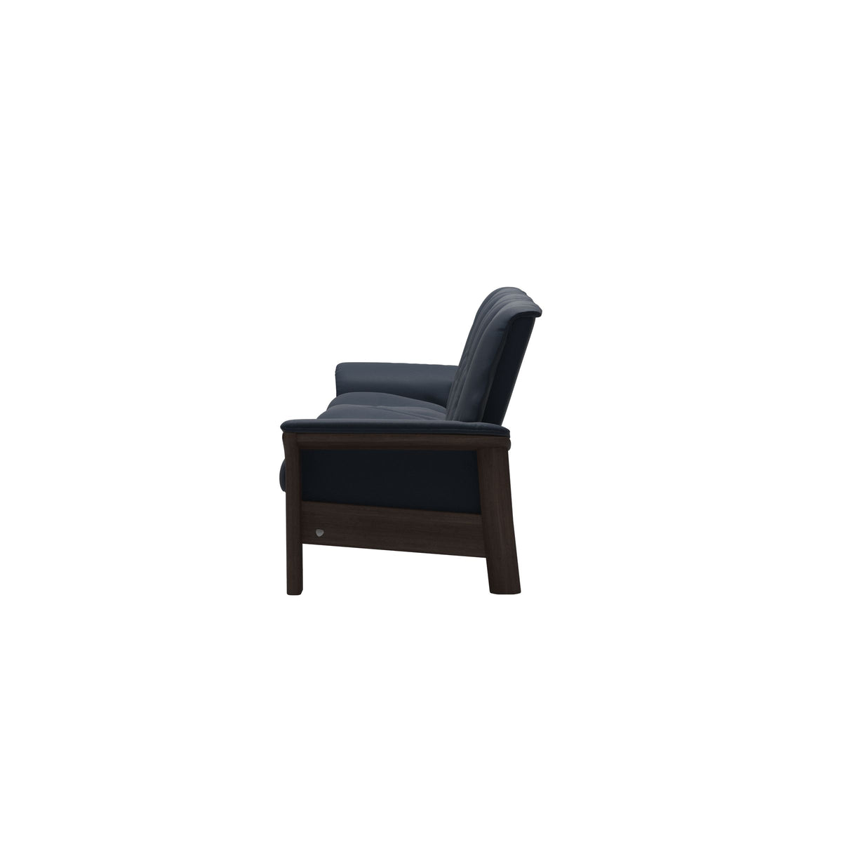 Buckingham LB 3-Seat - Paloma Oxford Blue - Wenge