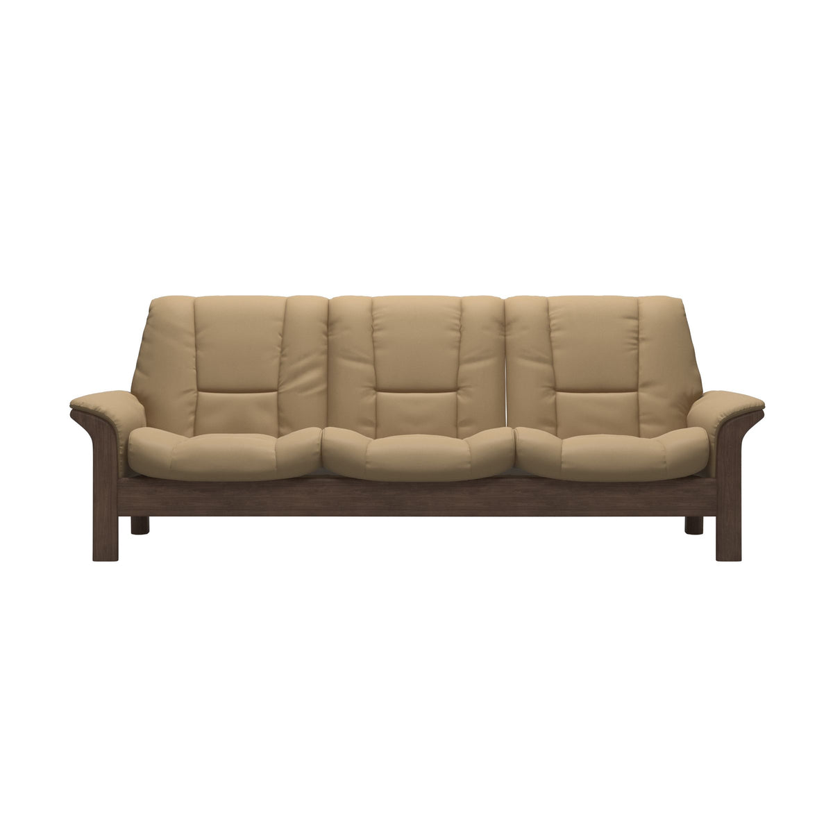 Buckingham LB 3-Seat - Paloma Sand - Walnut