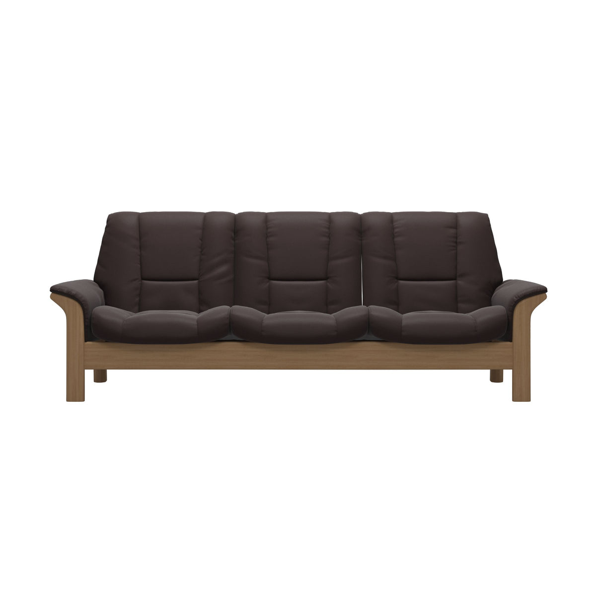 Buckingham LB 3-Seat - Paloma Chocolate - Oak