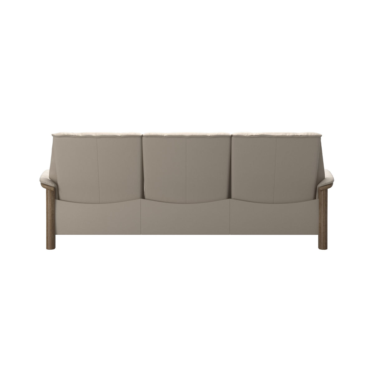 Buckingham LB 3-Seat - Paloma Fog - Smoked Oak